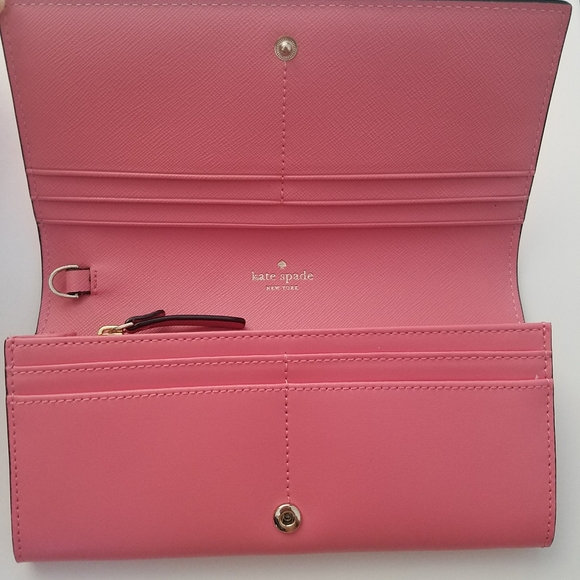 Kate Spade Summer Coral Wallet - Picture 2 of 8
